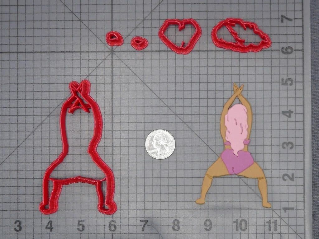 Yoga Pose 266-J139 Cookie Cutter Set
