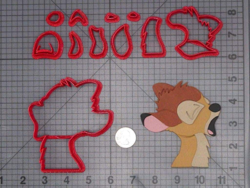 Bambi Yawning 266-J680 Cookie Cutter Set