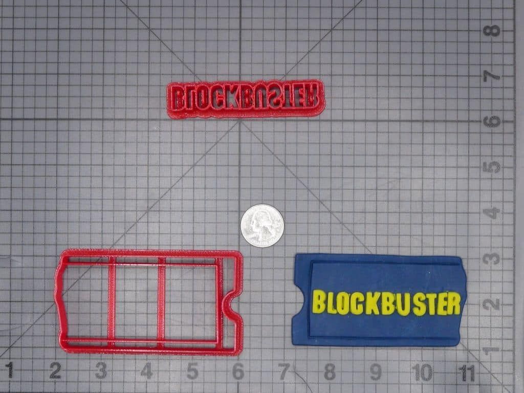Blockbuster Logo 266-J682 Cookie Cutter Set