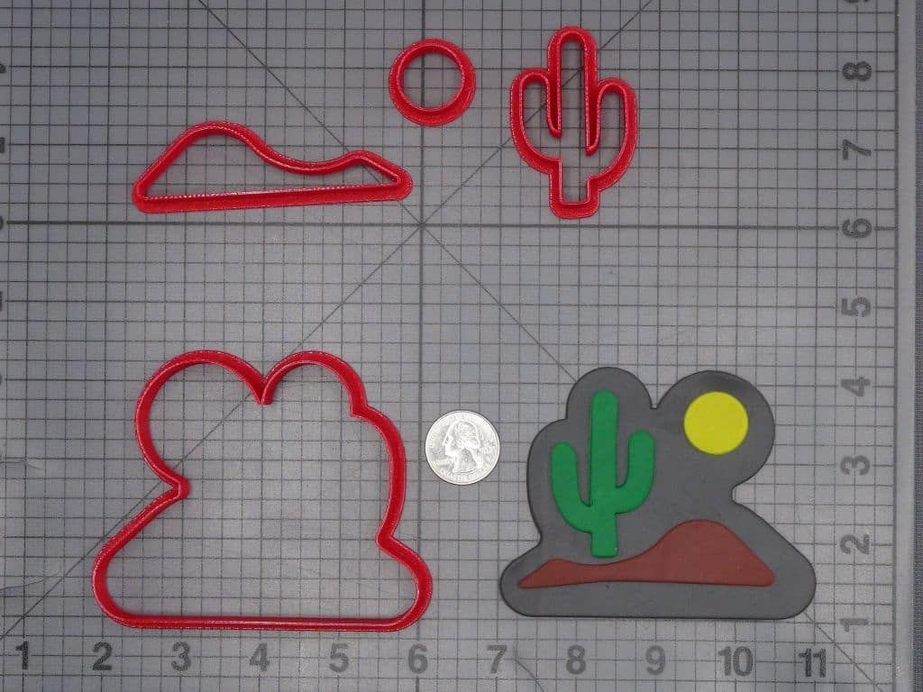 Cactus Desert 266-J623 Cookie Cutter Set