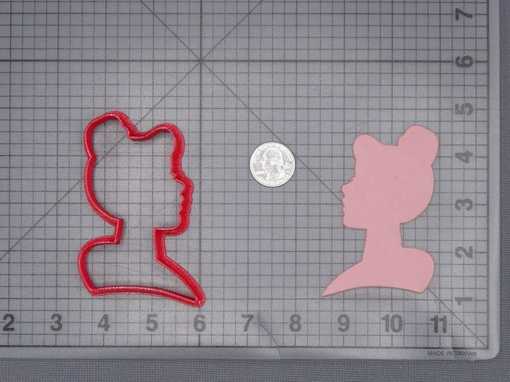 Cinderella Head 266-J643 Cookie Cutter Silhouette