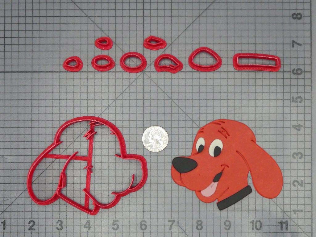 Clifford the Big Red Dog - Clifford Head 266-J718 Cookie Cutter Set