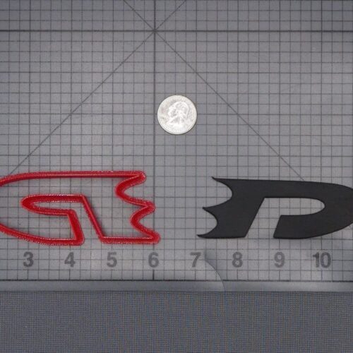 Danny Phantom Logo 266-J712 Cookie Cutter Silhouette