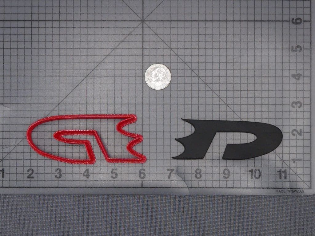 Danny Phantom Logo 266-J712 Cookie Cutter Silhouette