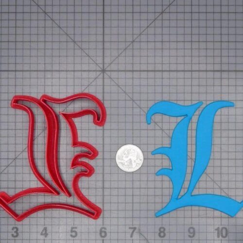 Death Note - L Initial 266-J641 Cookie Cutter Silhouette