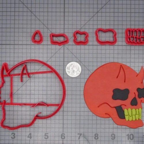 Devil Skull 266-J346 Cookie Cutter Set