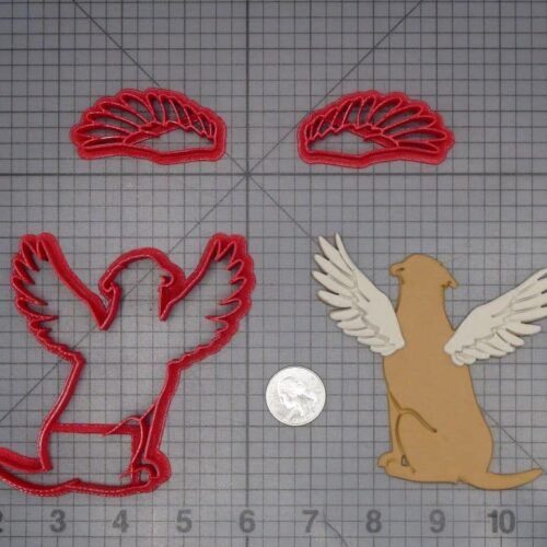 Dog Angel 266-J598 Cookie Cutter Set