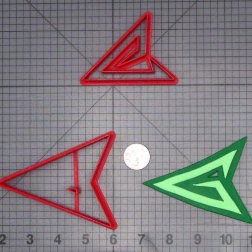 Green Arrow Logo 266-J715 Cookie Cutter Set