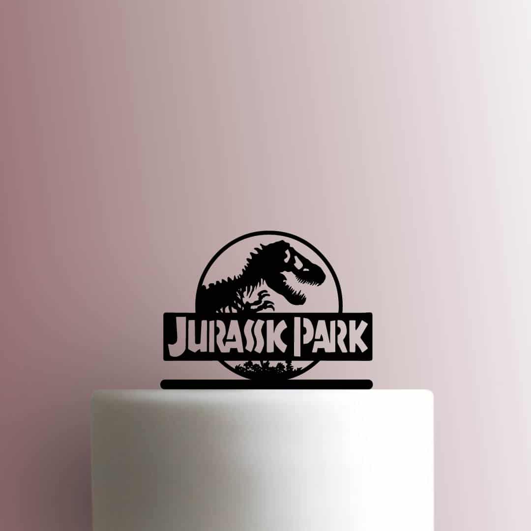 Jurassic Park Logo 225-B690 Cake Topper