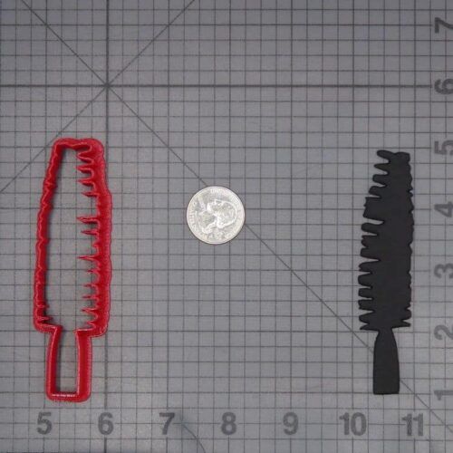 Mascara Brush 266-J601 Cookie Cutter Silhouette