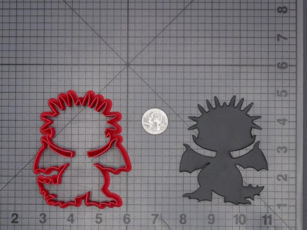 How to Train Your Dragon - Stormfly Body 266-J676 Cookie Cutter Silhouette