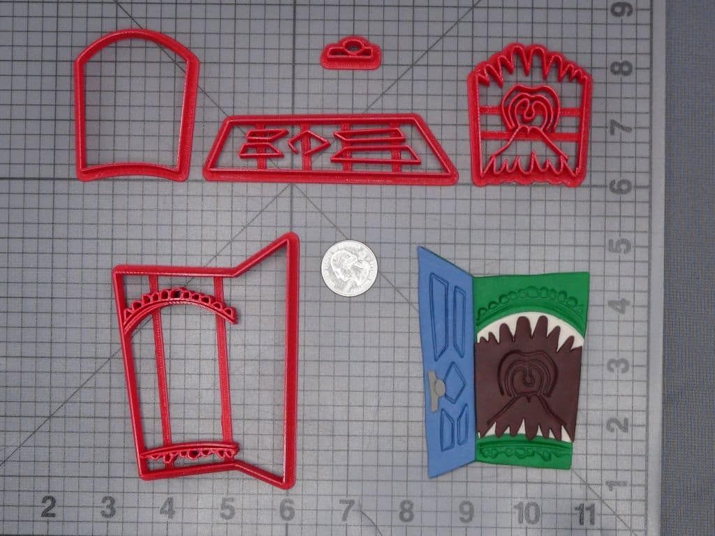 Monsters inc - Monster Door 266-J690 Cookie Cutter Set