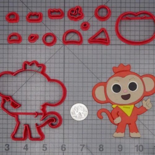 Pinkfong - Poki Body 266-J651 Cookie Cutter Set