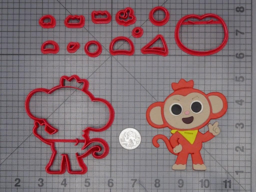 Pinkfong - Poki Body 266-J651 Cookie Cutter Set