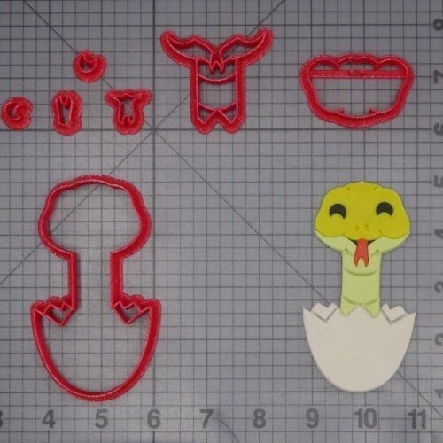 Snake in Egg 266-J624 Cookie Cutter Set