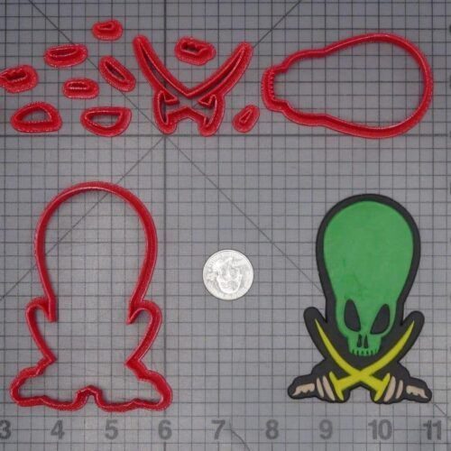 Alien Pirate 266-J658 Cookie Cutter Set