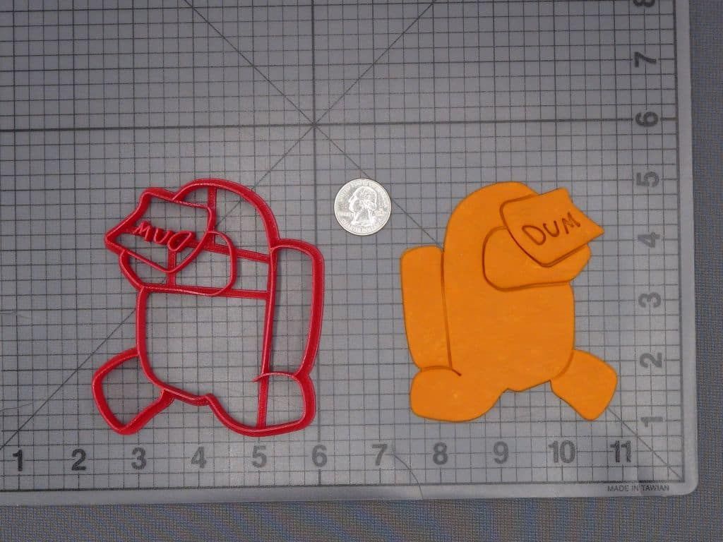 Among Us - Crewmate Dum 266-J850 Cookie Cutter