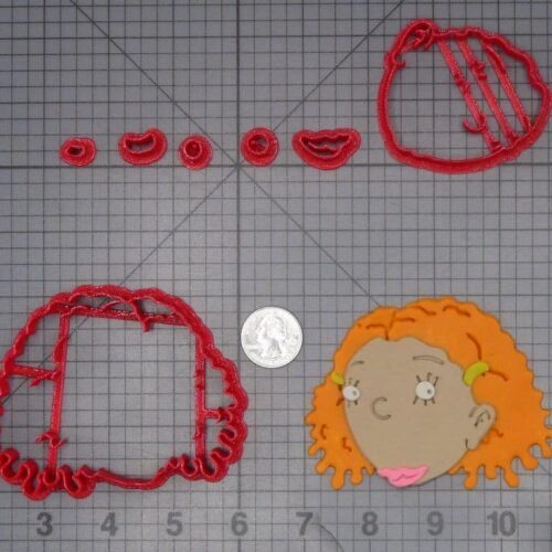 As Told By Ginger - Ginger Head 266-J819 Cookie Cutter Set