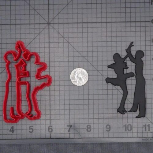 Ballroom Dancers 266-J669 Cookie Cutter Silhouette