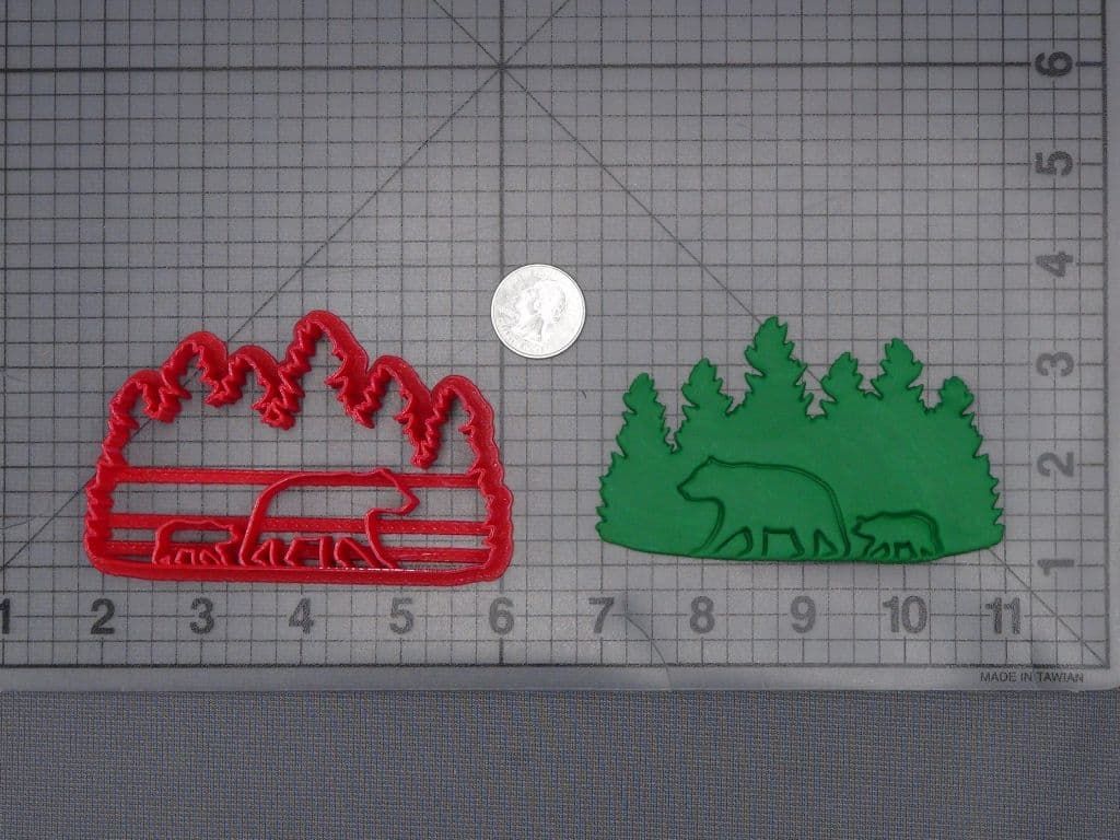 Bear In Forest 266-J742 Cookie Cutter