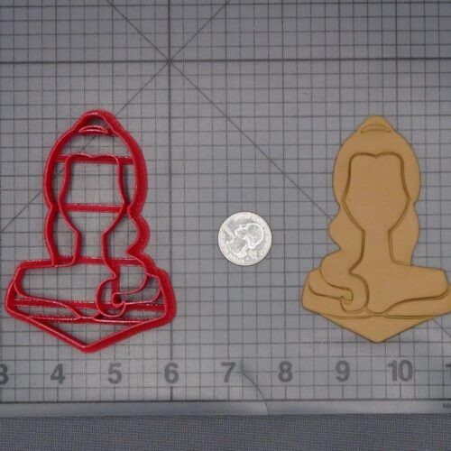 Beauty and the Beast - Belle Head 266-J884 Cookie Cutter