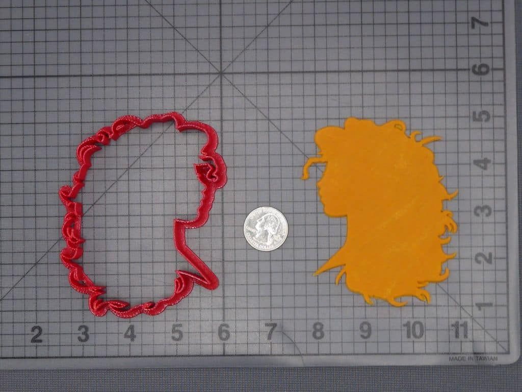 Brave - Merida Head 266-J991 Cookie Cutter Silhouette