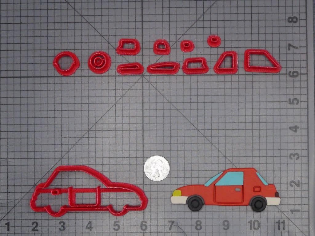 Car 266-J700 Cookie Cutter Set