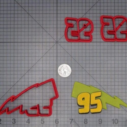 Cars - Lightning Mcqueen Bolt 95 266-J996 Cookie Cutter Set