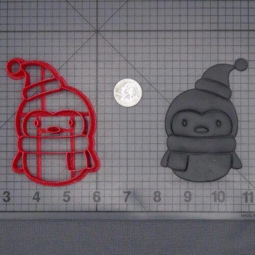 Christmas - Penguin in Santa Hat 266-J673 Cookie Cutter