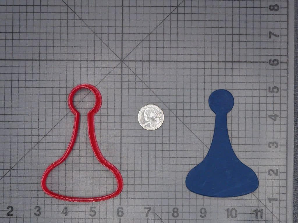 Clue Piece 266-J957 Cookie Cutter Silhouette
