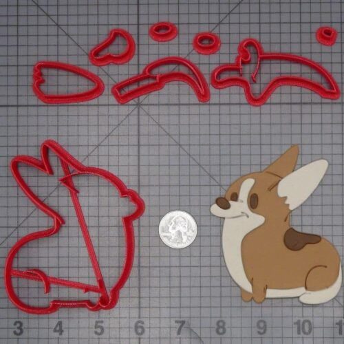 Corgi Dog Body 266-J732 Cookie Cutter Set