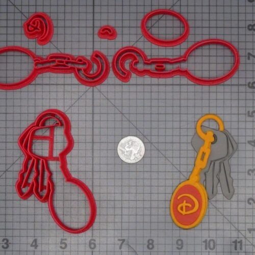 Disney Keys 266-J824 Cookie Cutter Set