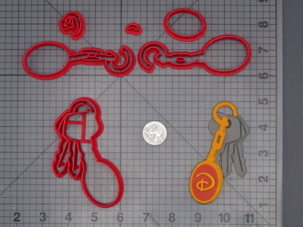 Disney Keys 266-J824 Cookie Cutter Set