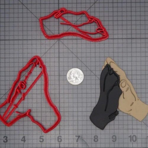 Dog Paw and Hand 266-J803 Cookie Cutter Set