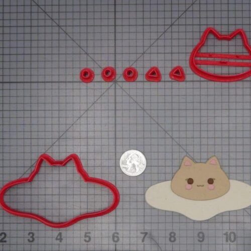 Egg Cat 266-J911 Cookie Cutter Set