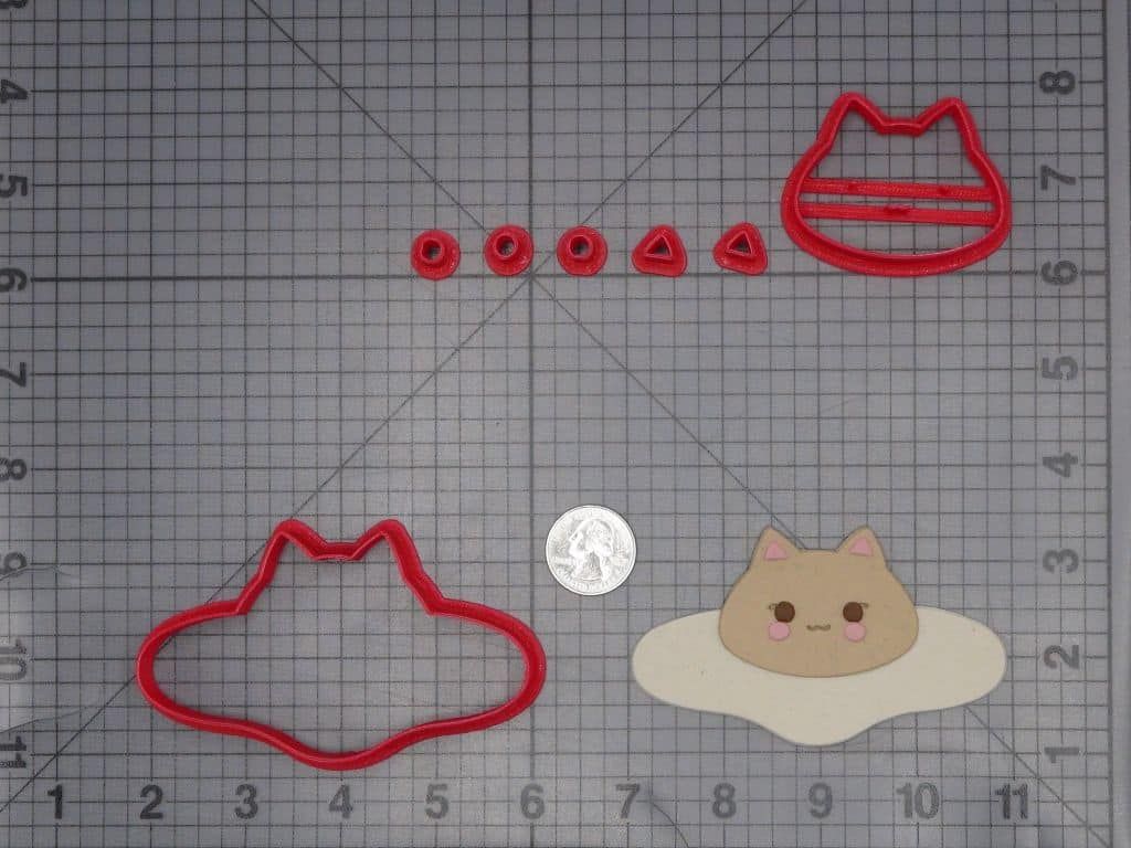 Egg Cat 266-J911 Cookie Cutter Set