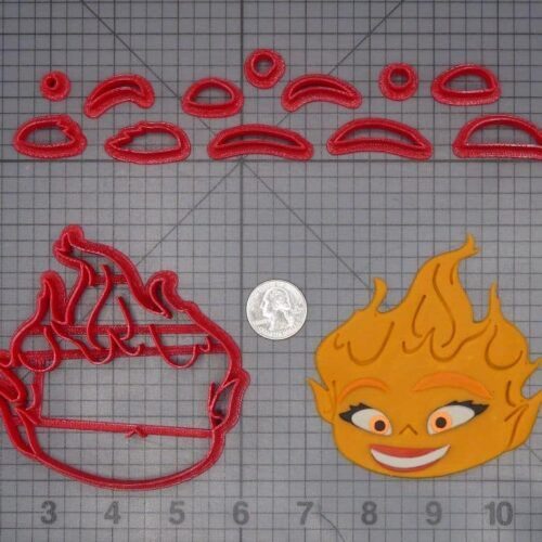 Elemental - Ember Head 266-J787 Cookie Cutter Set