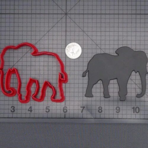 Elephant Body 266-J915 Cookie Cutter Silhouette