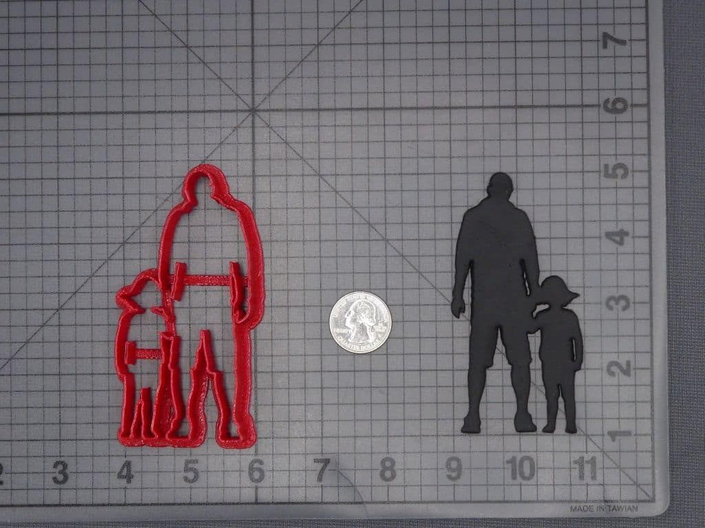 Father and Daughter 266-J774 Cookie Cutter