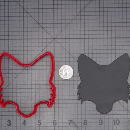 Fox Head 266-J741 Cookie Cutter Silhouette