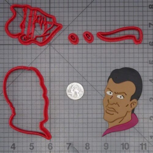 Ghostbusters - Winston Head 266-J894 Cookie Cutter Set