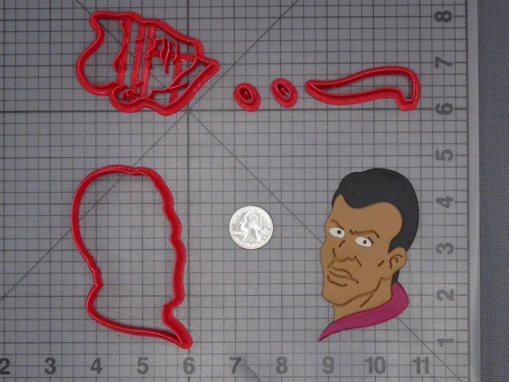 Ghostbusters - Winston Head 266-J894 Cookie Cutter Set