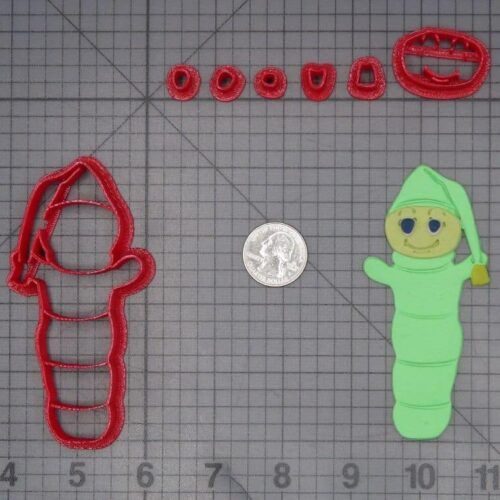 Glo Worm Doll 266-J891 Cookie Cutter Set