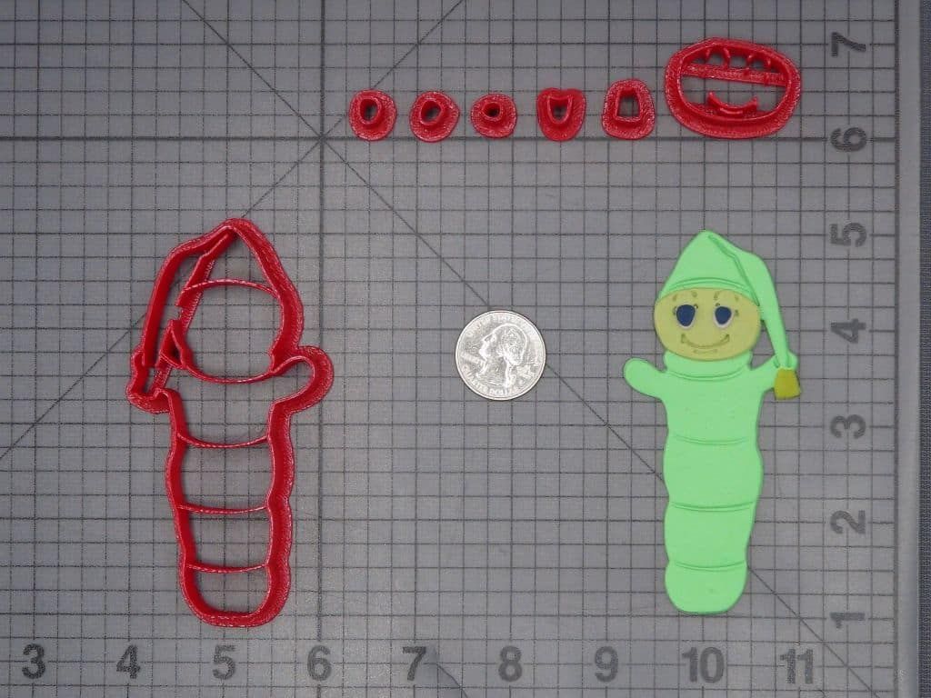 Glo Worm Doll 266-J891 Cookie Cutter Set