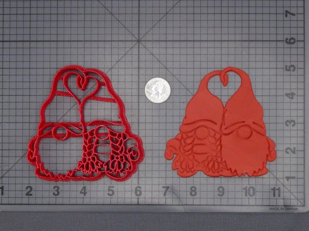 Gnome Couple 266-J848 Cookie Cutter