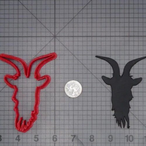 Goat Head 266-J810 Cookie Cutter Silhouette