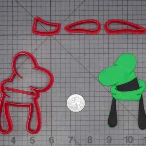 Goofy Hat with Ears 266-J724 Cookie Cutter Set