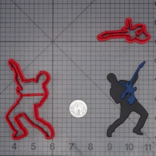 Guitar Player 266-J734 Cookie Cutter Set