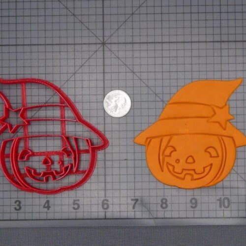 Halloween - Jack O Lantern with Witch Hat 266-J708 Cookie Cutter