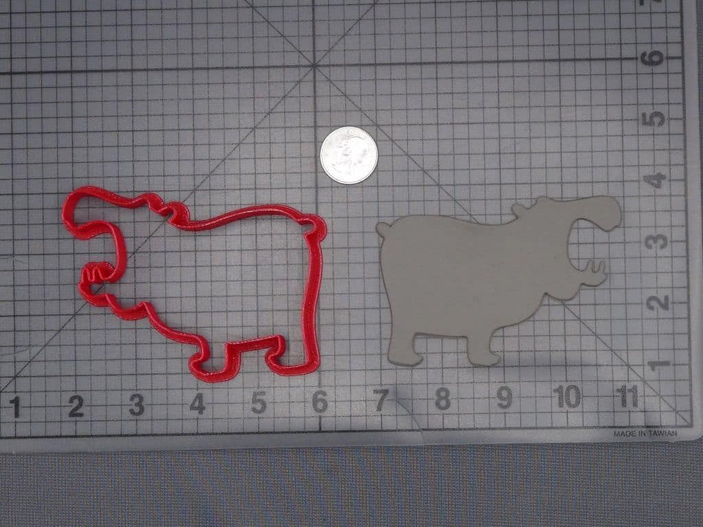 Hippo Body 266-J776 Cookie Cutter Silhouette